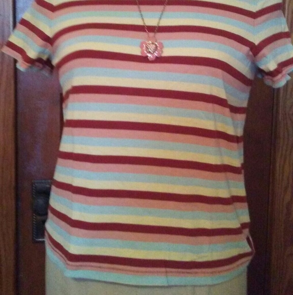 Madewell Stripe Cropped T-Shirt - Picture 2 of 7